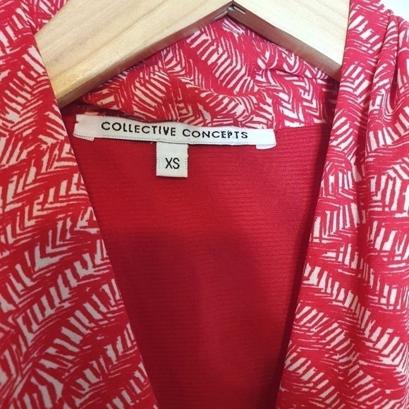 Collective Concepts Floral Print Dress with Pocket Size XS - Picture 3 of 8